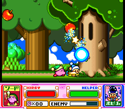 Hoshi no Kirby - Super Deluxe (Japan) In game screenshot